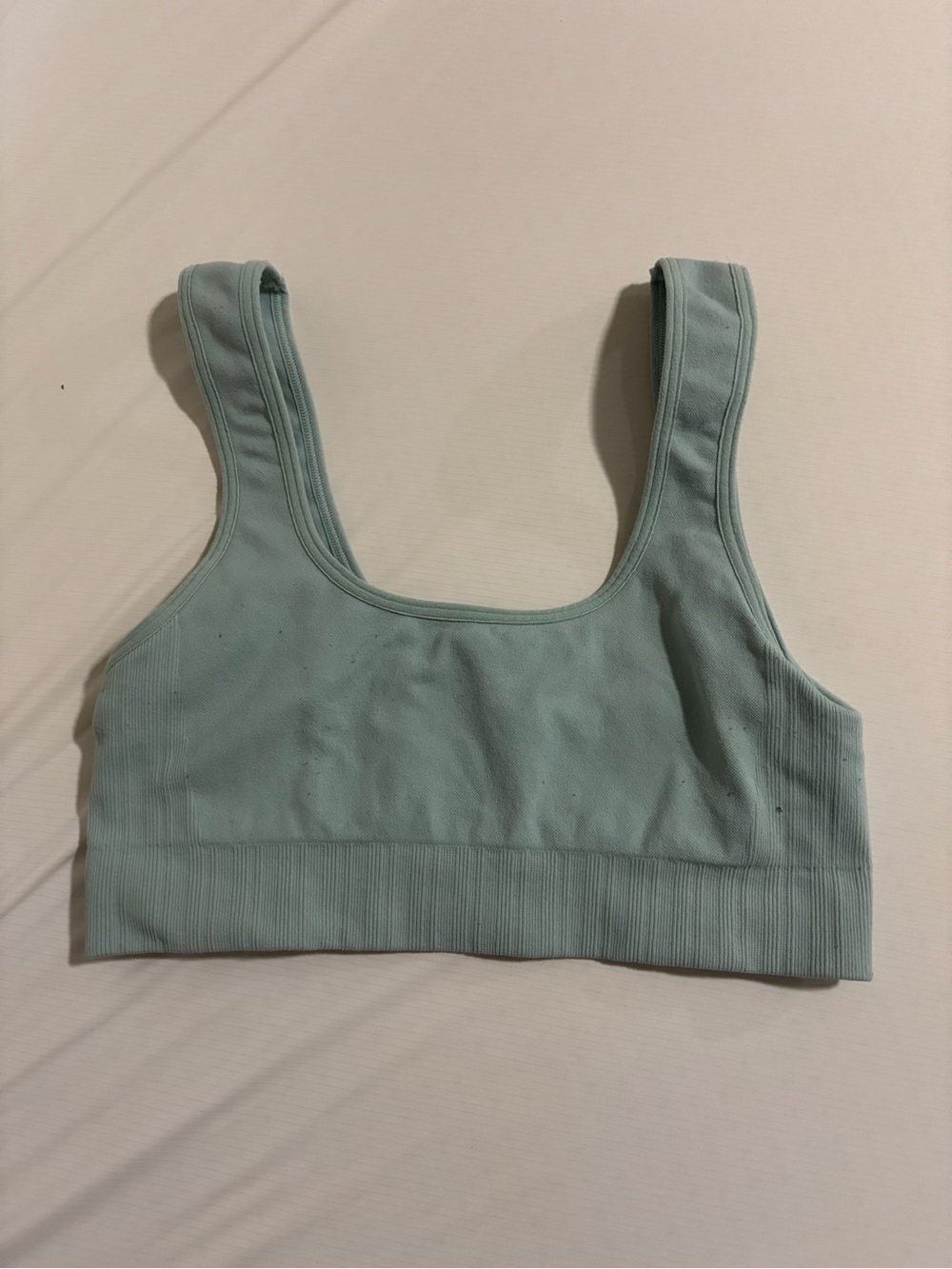 Zella Scoop-Neck Sports Bra in Sage